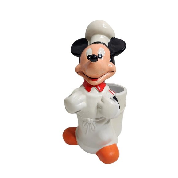 Rare Vintage Walt Disney Mickey Mouse Kitchen Utensil Holder By Hoan LTD - Picture 2 of 6